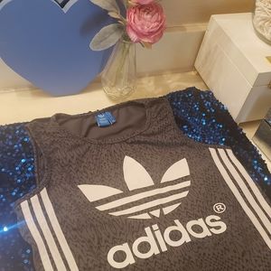 ADIDAS trefoil crop top